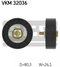 VKM 32036 SKF Паразитный / ведущий ролик, поликлиновой ремень VKM 32036 SKF Паразитный / ведущий ролик, поликлиновой ремень